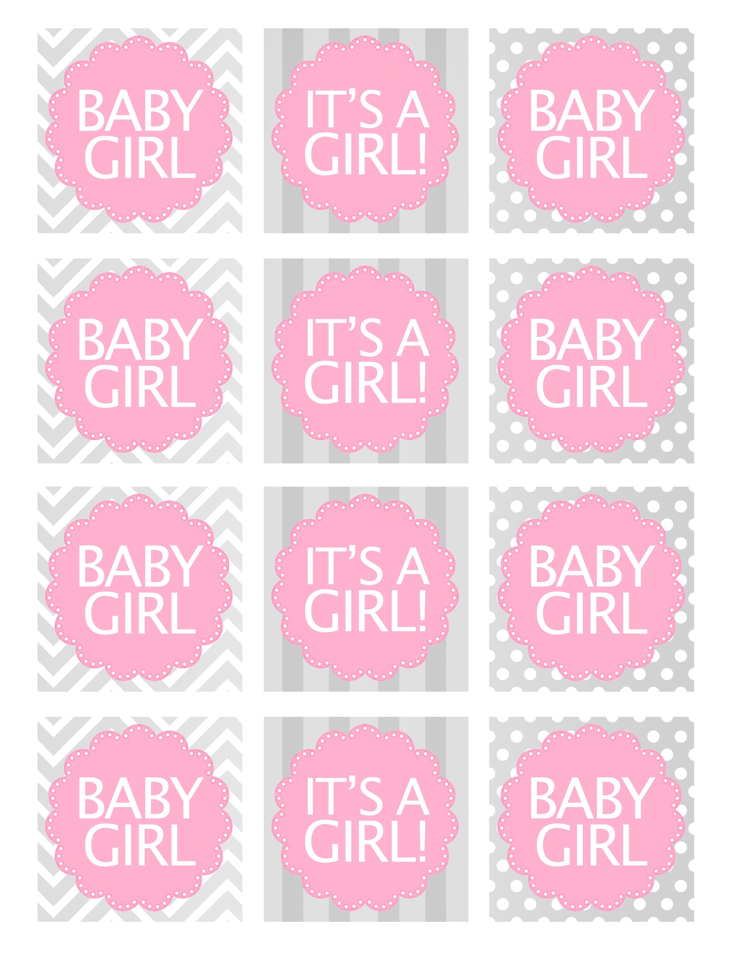 Baby Girl Shower Free Printables Ideas Pinterest Printable