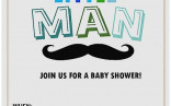 Baby Shower Invitation Lovely Free Mustache Templates