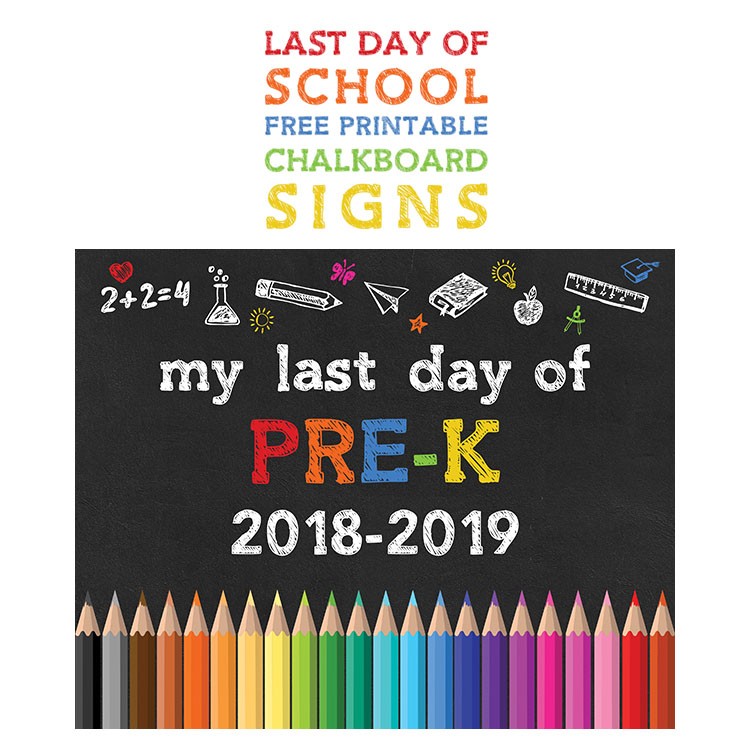 Back To School Free Printable Chalkboard Signs The Cottage