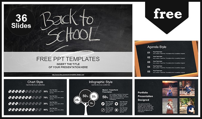 Back To School PowerPoint Template Ppt