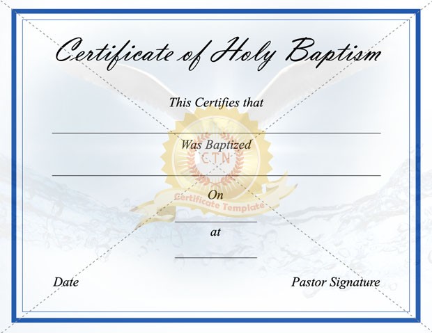 Baptism Certificate Template Ant Yradar