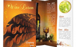 Barrel With Wine Brochure Template Design ID 0000000545