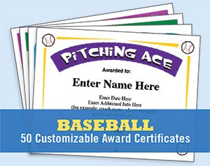 Baseball Certificates Templates Awards Create Your Own