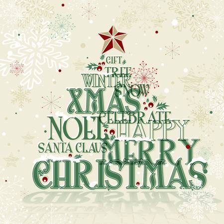 Beautiful Christmas Card Ai Eps 10 File Grouped And