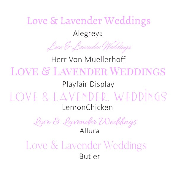 Best Elegant Fonts For Your Wedding Invites Sign