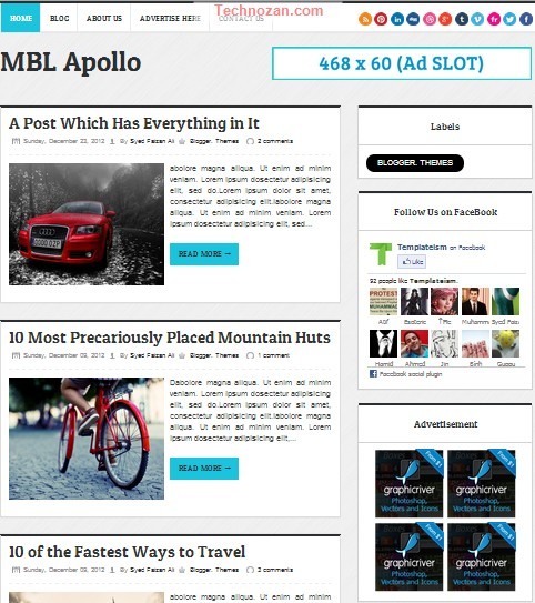 Best Free Blogger Templates 2013 Top 10