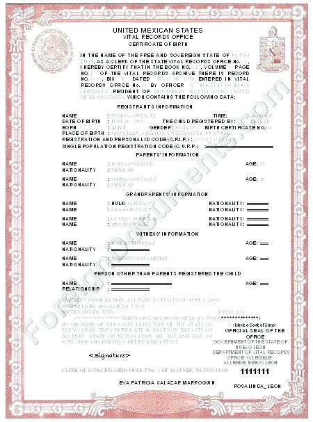 Best Of Mexican Birth Certificate Translated If You Need A Certified Marriage