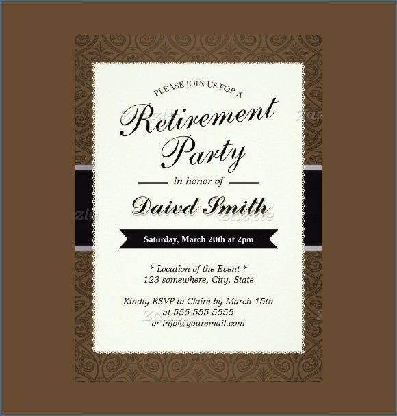 Best Of Retirement Invitation S Free Download Party