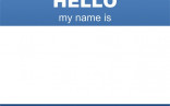 Best Photos Of Hello My Name Is Stickers Template Sticker