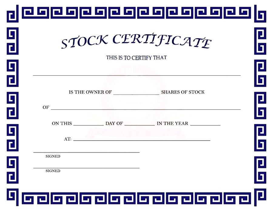 Best Stock Certificate Template Word Lovely Common Sample Corporate Bond