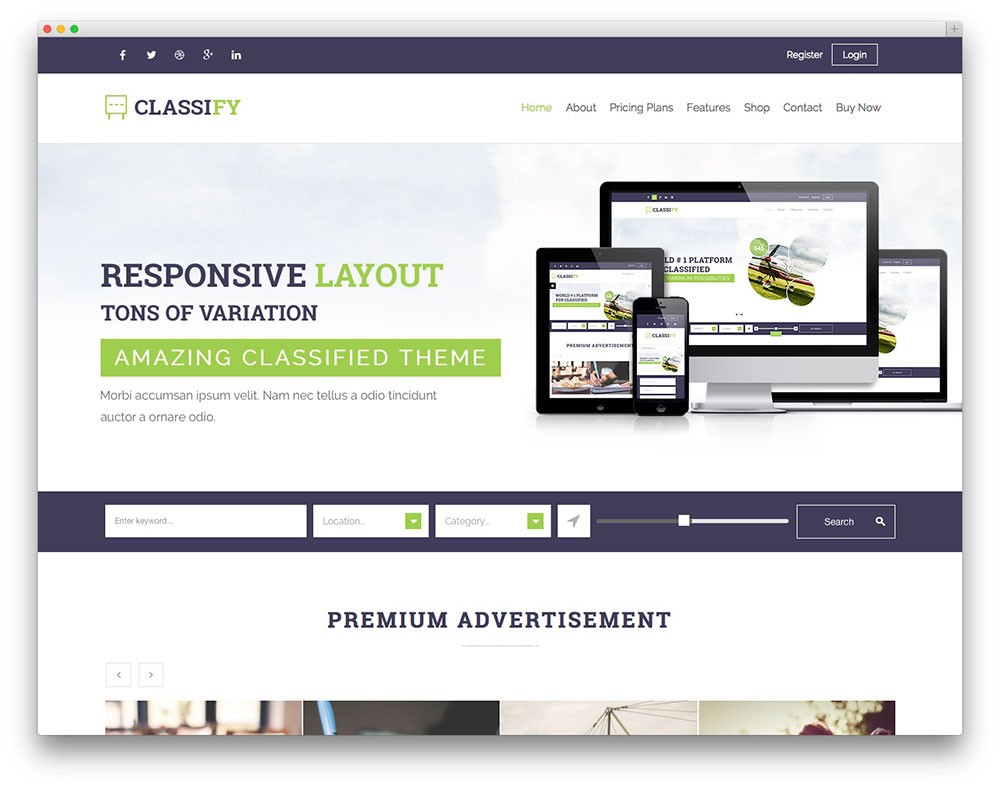 Best WordPress Classifieds Directory Themes 2018 Colorlib Classified Ads Bootstrap
