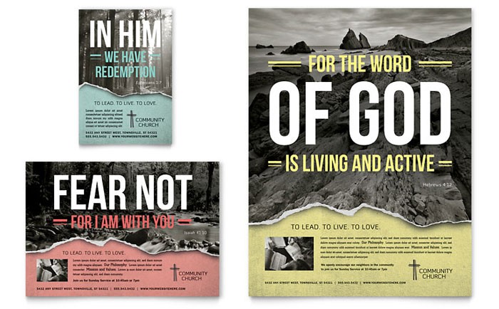 Bible Church Brochure Template Design Free Templates For Microsoft Word