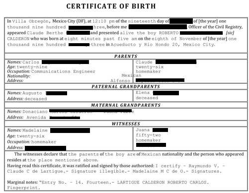 Birth Certificate Translation Certified Notarized In Spanish Translate Mexican To English
