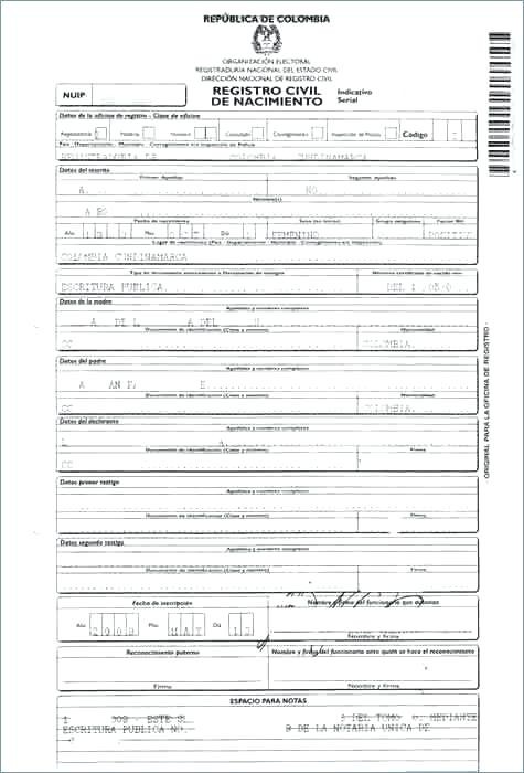 Birth Certificate Translation Template Organizational Behavior Free Translate Marriage From Spanish To