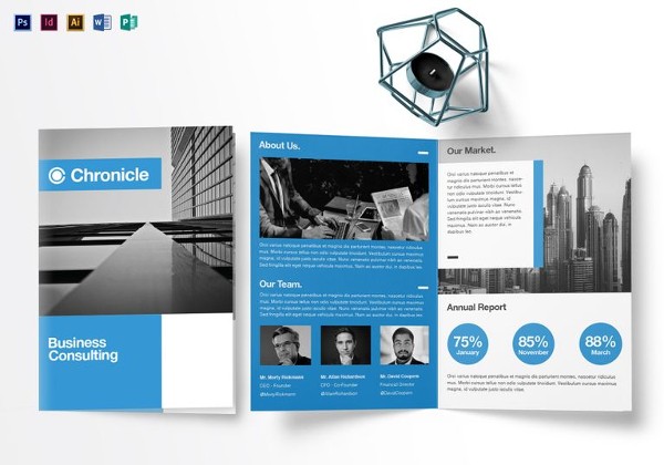 Blank Bi Fold Brochure Templates 24 Free PSD AI Vector EPS Bifold Template Word
