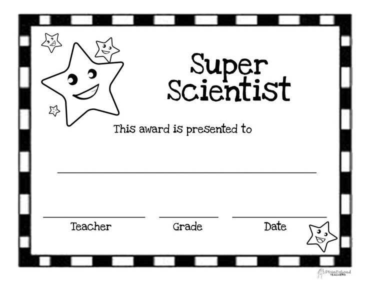 Blank Printable Certificates 70 Best Awards Images On Science