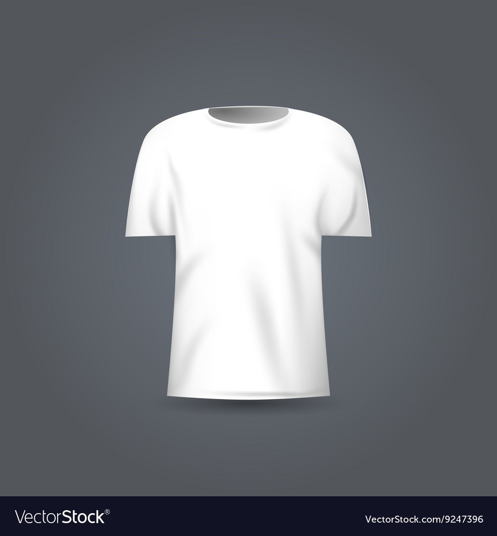 Blank T Shirt Template White Royalty Free