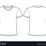 Blank Tee Shirt Template Com Front And Back