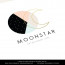 Boho Logo Geometric Moon EPS PSD Templates Creative Market Eps Psd