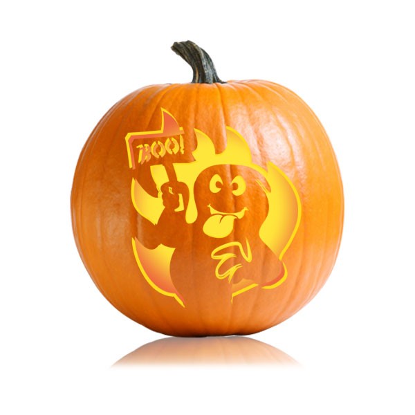 Boo Ghost Pumpkin Stencil Ultimate