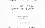 Branch Vectors Photos And PSD Files Free Download Save The Date Template Psd
