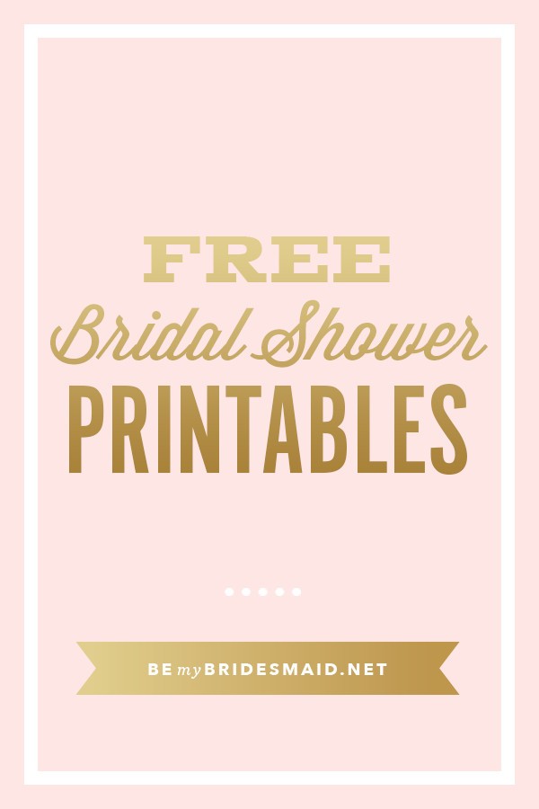 Bridal Shower Invitations S Free Download Printables