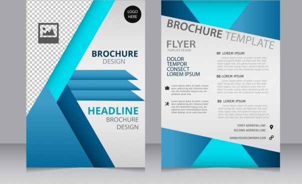 Brochure Free Vector Download 2 432 For Commercial Use Electronic Templates