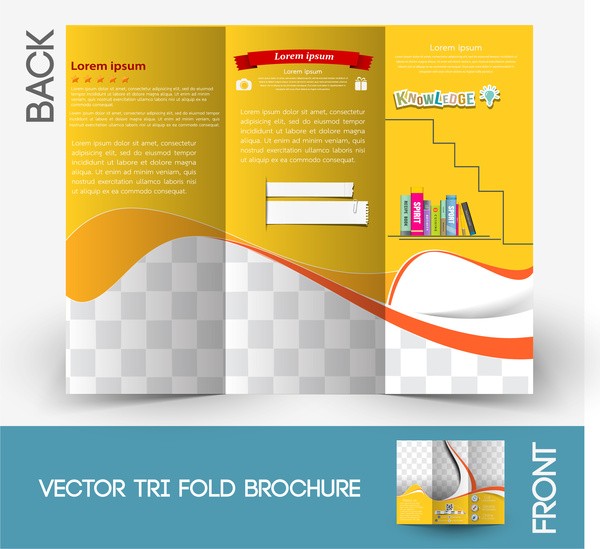 Brochure Template Free Vector In Adobe Illustrator Ai Tri
