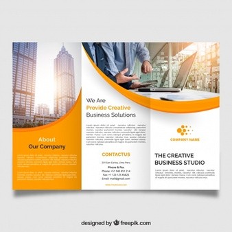Brochure Vectors Photos And PSD Files Free Download 2 Fold Template Photoshop