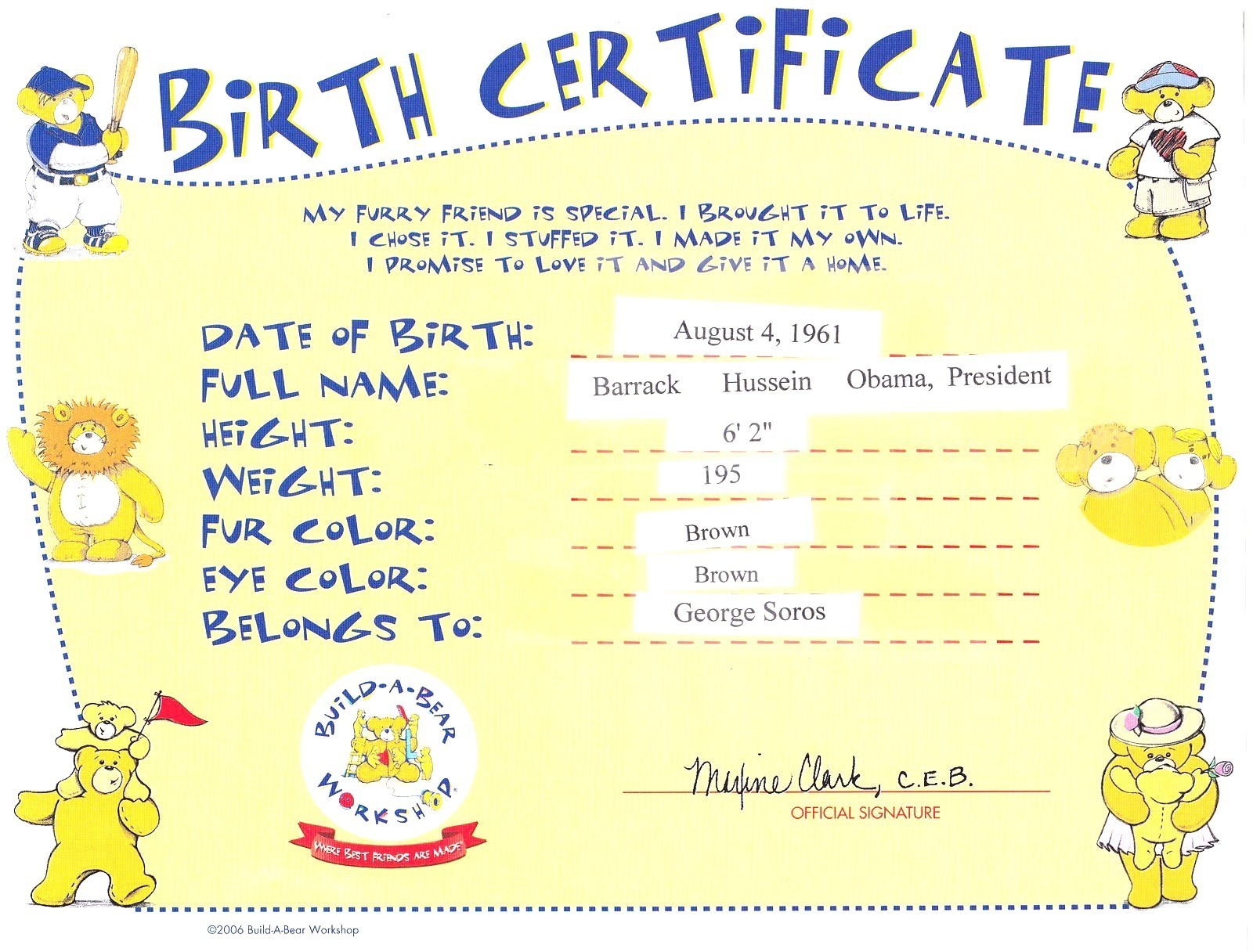 Build A Bear Certificate Template Birth Columbus Ga New