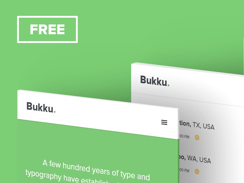 Bukku FREE EBook HTML CSS Template By Luka Cvetinovic Dribbble Ebook Templates Free