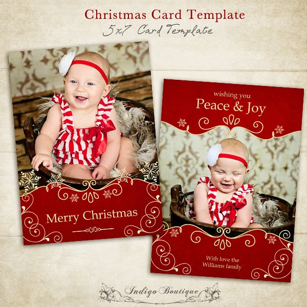 BUNDLE Christmas Card Templates For Photographers