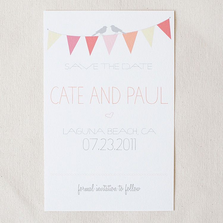 Bunting Free Printable Save The Date Cards Use This Link To