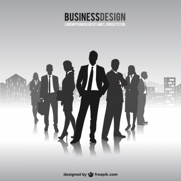 Business People Silhouettes Vector Free Download