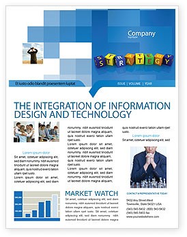 Business Strategy Education Newsletter Template For Microsoft Word