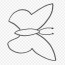 Butterfly Outline Pattern Template Free Transparent Templates Download