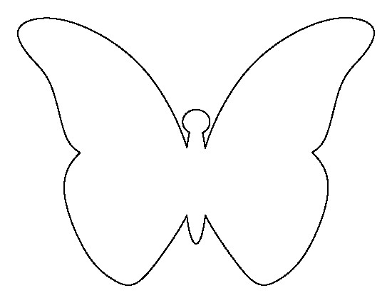 Butterfly Template Free Ukran Agdiffusion Com Templates