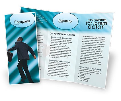 Career Brochure Template Climbing Design