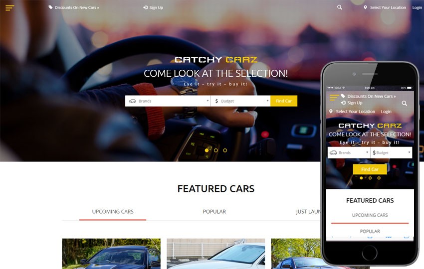 Catchy Carz Classified Ads Category Flat Bootstrap Responsive Web Template