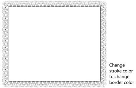 Certificate Border Vector Free In Adobe Illustrator Ai Download