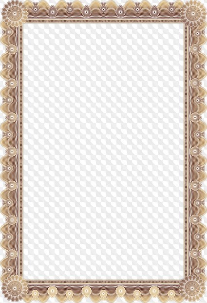 Certificate Frame PNG PSD 9 Images Elements Psd