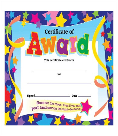 Certificate Of Achievement 13 Free PDF PSD JPG Format Download For Kids