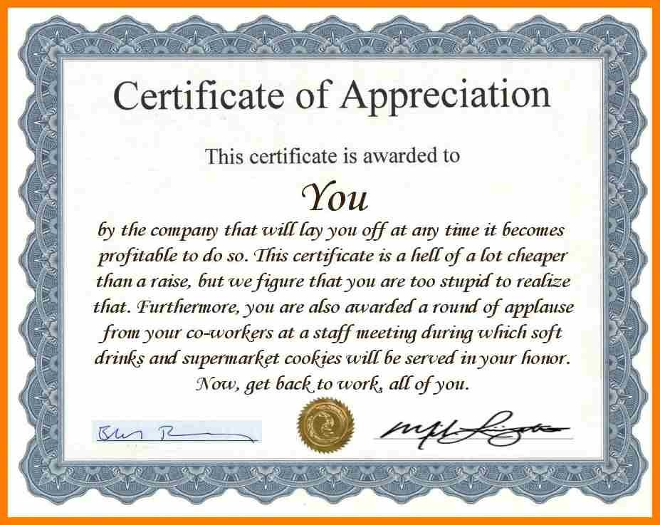 Certificate Of Appreciation Wording Christian Template