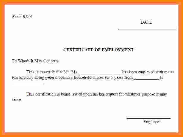 Certificate Of Employment Salary Ukran Agdiffusion Com Employee Service