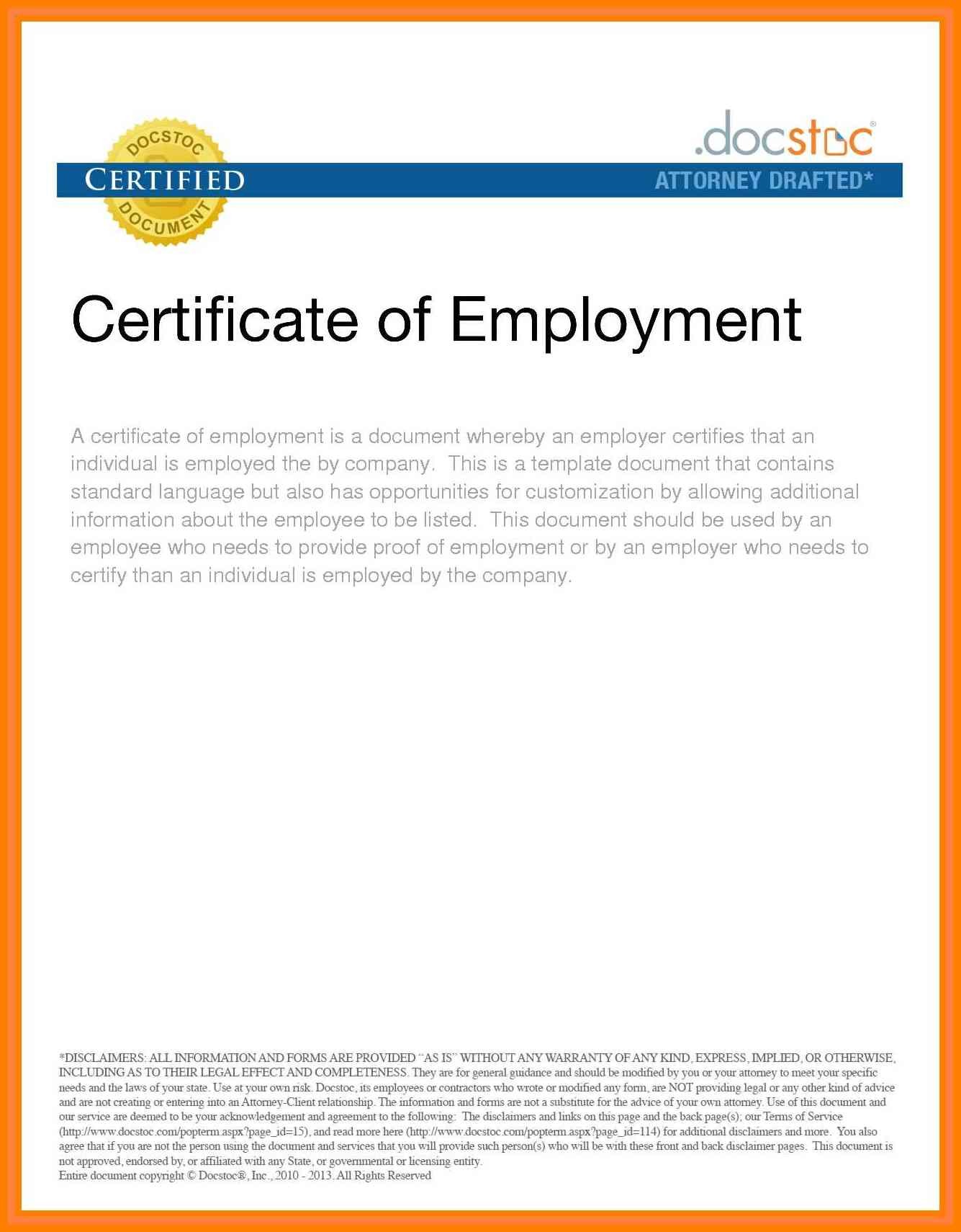 Certificate Of Employment Sample Format Ukran Agdiffusion Com Employee Service