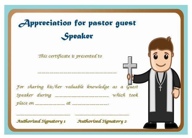 Certificate Of Excellence Template Christian