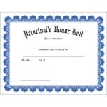 Certificate Of Honor Roll Free Template 9 Printable List