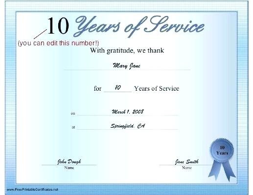 Certificate Of Service Template How Proof Sample