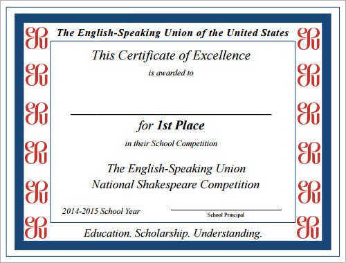Certificate Template 30 Download Free Documents In PDF Word Speech Contest