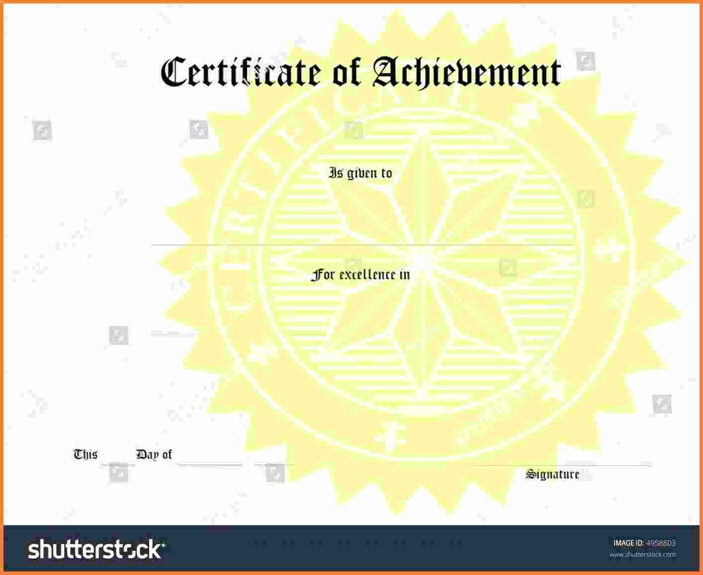 Certificate Templates For Publisher Award Template